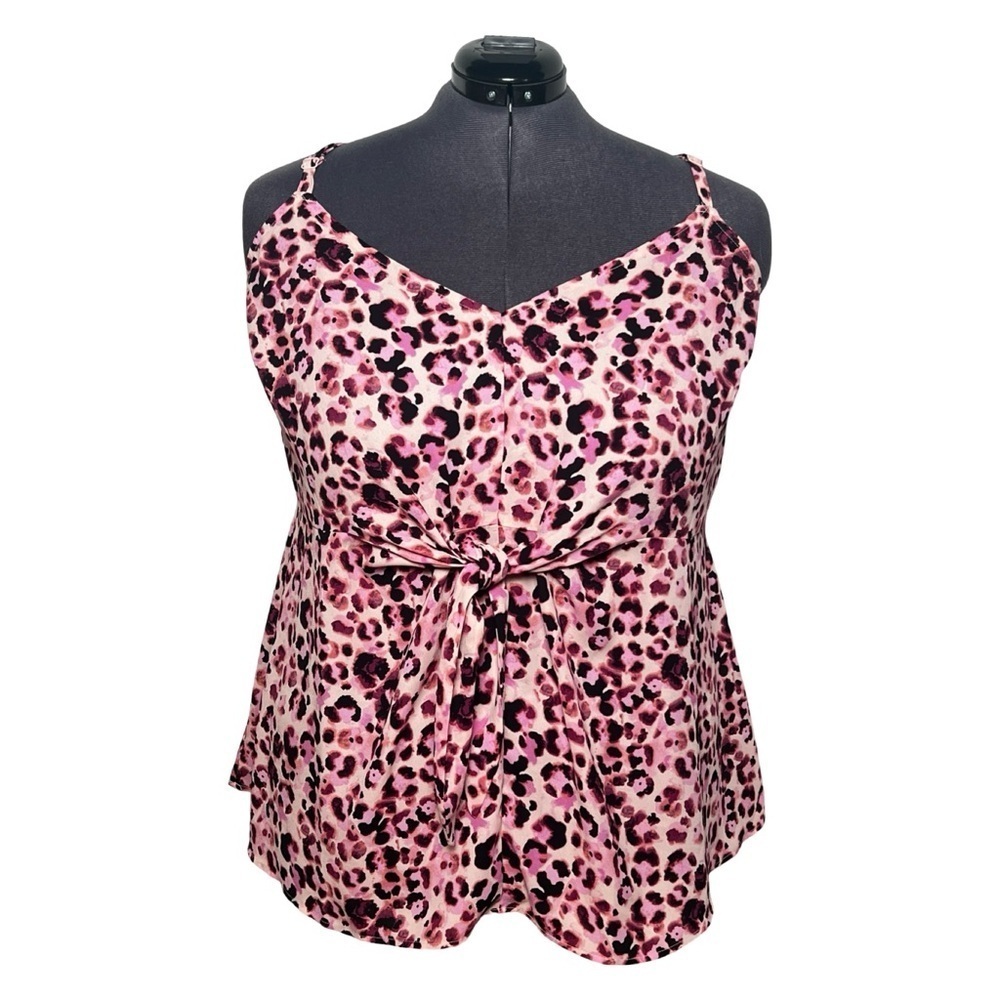 Torrid Peplum Georgette Tie-Front Cami (Size 2) - Picture 1 of 6